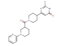 6-{1-[(1-pyridin-2-ylpiperidin-3-yl)carbonyl]piperidin-4-yl}pyrimidin-4(3H)-one
