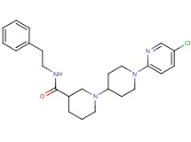 1'-(5-chloropyridin-2-yl)-N-(2-phenylethyl)-1,4'-bipiperidine-3-carboxamide