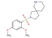 2-[(2,4-dimethoxyphenyl)sulfonyl]-2,7-diazaspiro[4.5]decane hydrochloride