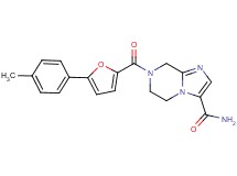 7-[5-(4-methylphenyl)-2-furoyl]-5,6,7,8-tetrahydroimidazo[1,2-a]pyrazine-3-carboxamide