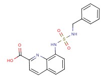 8-{[(benzylamino)sulfonyl]amino}quinoline-2-carboxylic acid