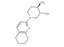(3R*,4R*)-4-amino-1-(5,6,7,8-tetrahydroquinolin-2-yl)piperidin-3-ol