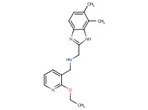 1-(6,7-dimethyl-1H-benzimidazol-2-yl)-N-[(2-ethoxypyridin-3-yl)methyl]methanamine