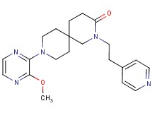 9-(3-methoxypyrazin-2-yl)-2-(2-pyridin-4-ylethyl)-2,9-diazaspiro[5.5]undecan-3-one