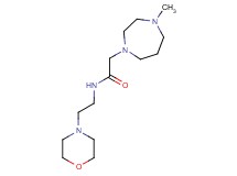 2-(4-methyl-1,4-diazepan-1-yl)-N-(2-morpholin-4-ylethyl)acetamide
