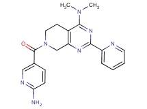 7-[(6-aminopyridin-3-yl)carbonyl]-N,N-dimethyl-2-pyridin-2-yl-5,6,7,8-tetrahydropyrido[3,4-d]pyrimidin-4-amine