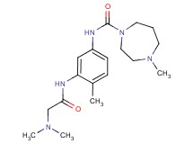 N-{3-[(N,N-dimethylglycyl)amino]-4-methylphenyl}-4-methyl-1,4-diazepane-1-carboxamide
