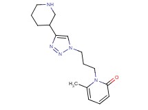 6-methyl-1-{3-[4-(3-piperidinyl)-1H-1,2,3-triazol-1-yl]propyl}-2(1H)-pyridinone hydrochloride