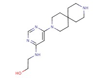 2-{[6-(3,9-diazaspiro[5.5]undec-3-yl)-4-pyrimidinyl]amino}ethanol dihydrochloride