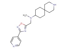N-methyl-N-{[3-(4-pyridinyl)-1,2,4-oxadiazol-5-yl]methyl}-3-azaspiro[5.5]undecan-9-amine dihydrochloride