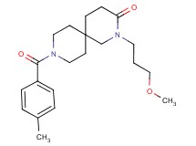 2-(3-methoxypropyl)-9-(4-methylbenzoyl)-2,9-diazaspiro[5.5]undecan-3-one