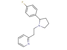 2-{2-[2-(4-fluorophenyl)-1-pyrrolidinyl]ethyl}pyridine