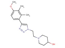 1-{2-[4-(4-methoxy-2,3-dimethylphenyl)-1H-1,2,3-triazol-1-yl]ethyl}piperidin-4-ol