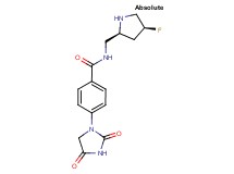 4-(2,4-dioxo-1-imidazolidinyl)-N-{[(2S,4S)-4-fluoro-2-pyrrolidinyl]methyl}benzamide hydrochloride
