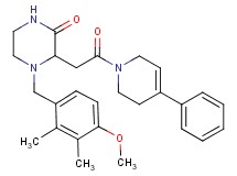 4-(4-methoxy-2,3-dimethylbenzyl)-3-[2-oxo-2-(4-phenyl-3,6-dihydro-1(2H)-pyridinyl)ethyl]-2-piperazinone