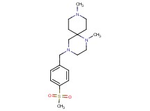 1,9-dimethyl-4-[4-(methylsulfonyl)benzyl]-1,4,9-triazaspiro[5.5]undecane