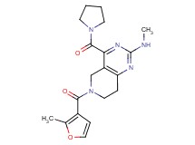 N-methyl-6-(2-methyl-3-furoyl)-4-(1-pyrrolidinylcarbonyl)-5,6,7,8-tetrahydropyrido[4,3-d]pyrimidin-2-amine