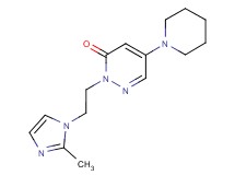 2-[2-(2-methyl-1H-imidazol-1-yl)ethyl]-5-piperidin-1-ylpyridazin-3(2H)-one