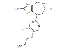 2-amino-8-(3-chloro-4-propoxyphenyl)-4,5,7,8-tetrahydro-6H-[1,3]thiazolo[4,5-c]azepin-6-one