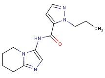 1-propyl-N-(5,6,7,8-tetrahydroimidazo[1,2-a]pyridin-3-yl)-1H-pyrazole-5-carboxamide