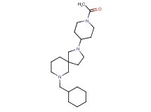 2-(1-acetyl-4-piperidinyl)-7-(cyclohexylmethyl)-2,7-diazaspiro[4.5]decane