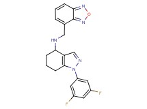 N-(2,1,3-benzoxadiazol-4-ylmethyl)-1-(3,5-difluorophenyl)-4,5,6,7-tetrahydro-1H-indazol-4-amine