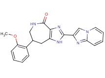 2-imidazo[1,2-a]pyridin-2-yl-7-(2-methoxyphenyl)-5,6,7,8-tetrahydroimidazo[4,5-c]azepin-4(1H)-one
