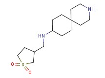 N-[(1,1-dioxidotetrahydro-3-thienyl)methyl]-3-azaspiro[5.5]undecan-9-amine dihydrochloride