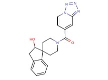 1'-(tetrazolo[1,5-a]pyridin-7-ylcarbonyl)-2,3-dihydrospiro[indene-1,4'-piperidin]-2-ol