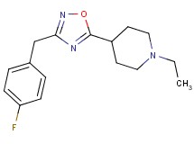 1-ethyl-4-[3-(4-fluorobenzyl)-1,2,4-oxadiazol-5-yl]piperidine trifluoroacetate