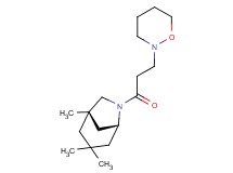 (1S*,5R*)-1,3,3-trimethyl-6-[3-(1,2-oxazinan-2-yl)propanoyl]-6-azabicyclo[3.2.1]octane