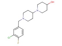 1'-(3-chloro-4-fluorobenzyl)-1,4'-bipiperidin-4-ol