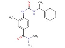4-({[(1-cyclohex-1-en-1-ylethyl)amino]carbonyl}amino)-N,N,3-trimethylbenzamide