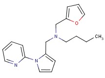 N-(2-furylmethyl)-N-[(1-pyridin-2-yl-1H-pyrrol-2-yl)methyl]butan-1-amine