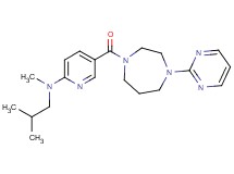 N-isobutyl-N-methyl-5-{[4-(2-pyrimidinyl)-1,4-diazepan-1-yl]carbonyl}-2-pyridinamine