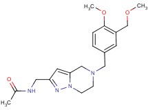 N-({5-[4-methoxy-3-(methoxymethyl)benzyl]-4,5,6,7-tetrahydropyrazolo[1,5-a]pyrazin-2-yl}methyl)acetamide
