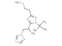 1-tert-butyl-3-[2-(methylthio)ethyl]-5-[1-methyl-2-(1H-1,2,4-triazol-1-yl)ethyl]-1H-1,2,4-triazole