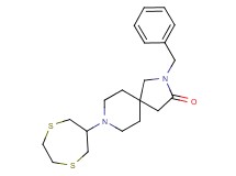 2-benzyl-8-(1,4-dithiepan-6-yl)-2,8-diazaspiro[4.5]decan-3-one