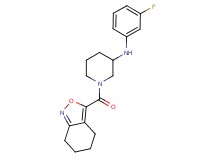 N-(3-fluorophenyl)-1-(4,5,6,7-tetrahydro-2,1-benzisoxazol-3-ylcarbonyl)piperidin-3-amine
