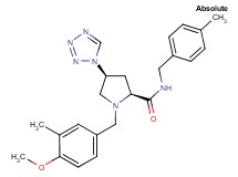 (4S)-1-(4-methoxy-3-methylbenzyl)-N-(4-methylbenzyl)-4-(1H-tetrazol-1-yl)-L-prolinamide