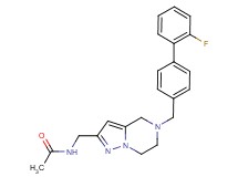 N-({5-[(2'-fluorobiphenyl-4-yl)methyl]-4,5,6,7-tetrahydropyrazolo[1,5-a]pyrazin-2-yl}methyl)acetamide