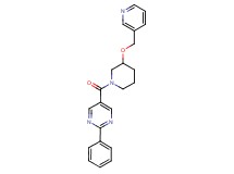 2-phenyl-5-{[3-(3-pyridinylmethoxy)-1-piperidinyl]carbonyl}pyrimidine