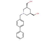 [(3R*,5S*)-1-(biphenyl-4-ylmethyl)piperidine-3,5-diyl]dimethanol