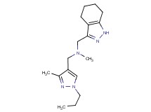 N-methyl-1-(3-methyl-1-propyl-1H-pyrazol-4-yl)-N-(4,5,6,7-tetrahydro-1H-indazol-3-ylmethyl)methanamine