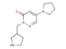 5-(1-pyrrolidinyl)-2-(3-pyrrolidinylmethyl)-3(2H)-pyridazinone hydrochloride