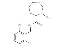 N-(2-chloro-6-fluorobenzyl)-1-methyl-2-azepanecarboxamide