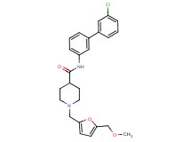 N-(3'-chloro-3-biphenylyl)-1-{[5-(methoxymethyl)-2-furyl]methyl}-4-piperidinecarboxamide
