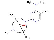 3-[4-(dimethylamino)-5-methylpyrimidin-2-yl]-1,5,7-trimethyl-3,7-diazabicyclo[3.3.1]nonan-9-ol