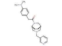 N,N-dimethyl-4-{2-oxo-2-[(1S*,5R*)-3-(pyridin-3-ylmethyl)-3,6-diazabicyclo[3.2.2]non-6-yl]ethyl}aniline