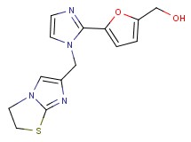 {5-[1-(2,3-dihydroimidazo[2,1-b][1,3]thiazol-6-ylmethyl)-1H-imidazol-2-yl]-2-furyl}methanol